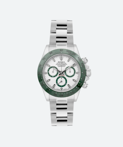 Daytona White Dial Green Bezel