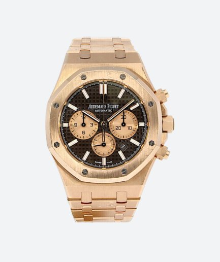 Audemars Piguet Royal Oak Chronograph 26331OR 41MM Black Dial With Rose Gold Bracelet